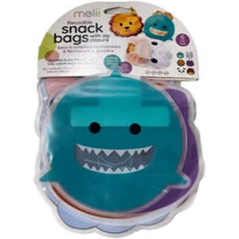Melii Reusable Snack Bags săculeți pentru gustare - imagine 2